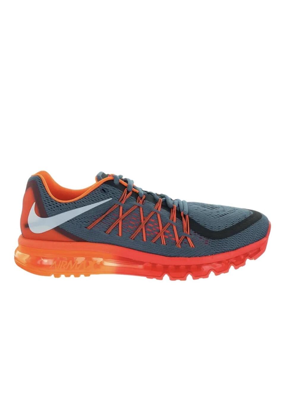 Nike Air Max 2015 'Graphite Orange' Men's Sneakers Size 12